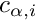 $c_{\alpha,i}$