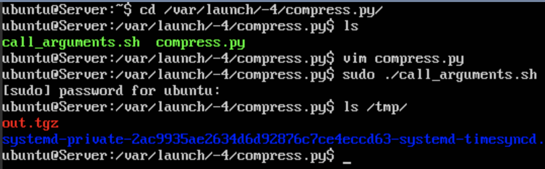 Running the fixed ``compress.py``