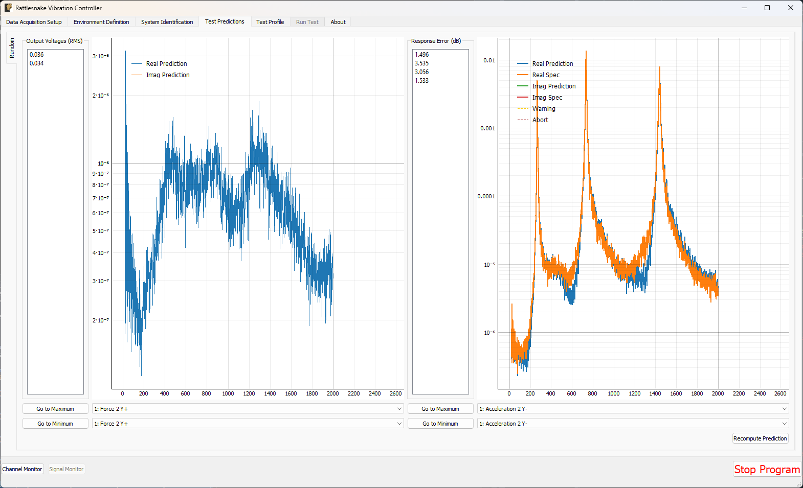 Running a MIMO Random environment with the State Space example problem.