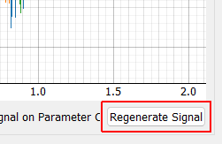 Regenerate Signal Generate a new realization of the output signals.