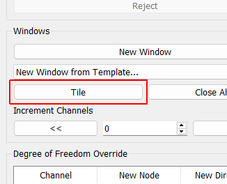 Tile Tile all visualization windows