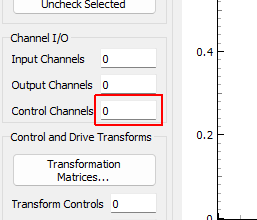 Control Channels A display showing the total number of physical channels this environment is controlling to.