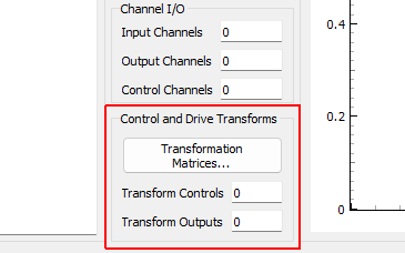 Control and Drive Transforms Settings