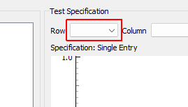 Row Select the row of the CPSD matrix to visualize in the Specification: Single Entry plot.