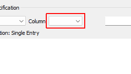 Column Select the column of the CPSD matrix to visualize in the Specification: Single Entry plot.