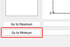 Go to Minimum Excitation Shows the excitation channel with the smallest voltage