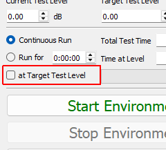 at Target Test Level If checked, the timer will only run when the test is at the target test level.