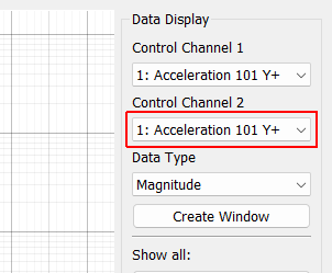 Control Channel 2 Column of the CPSD matrix to create a window for