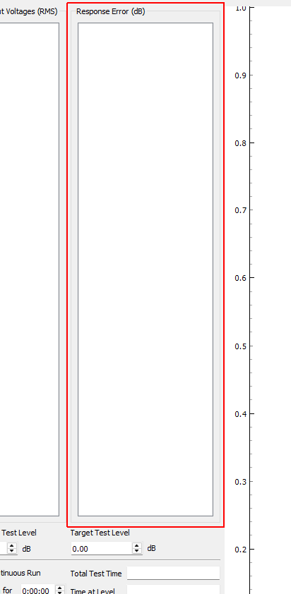 Response Error (dB) Settings