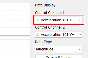 Control Channel 1 Row of the CPSD matrix to create a window for.