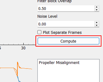 Compute Click this button to start the filter computation.