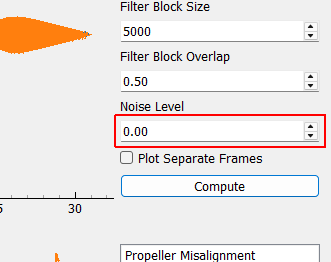 Noise Level Simulate noise on the measurements to investigate noise rejection capabilities of the filter.
