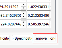Remove Tone Removes this entire sine tone from the test specification.