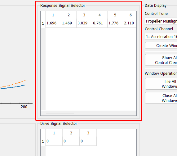 Response Signal Selector
