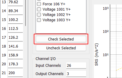 Check Selected When clicked, any selected channels in the Control Channels list will be checked, and therefore used as control channels in the environment.