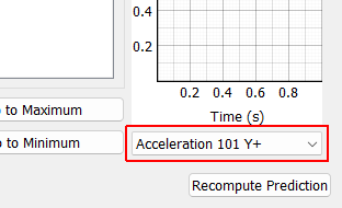 Response Selector Selects the control channel that will be displayed on the response plots.