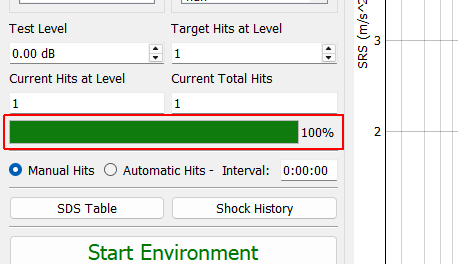 Progress Bar When automatic impacts are performed, it displays the progress towards the target number of hits at this level.