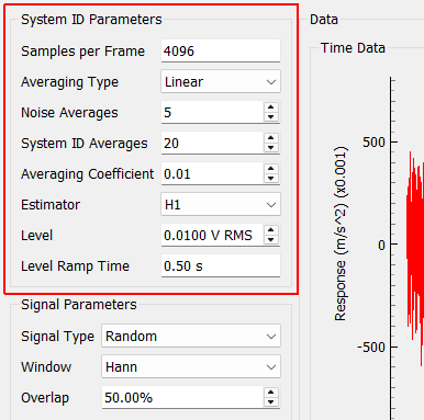 System ID Parameters