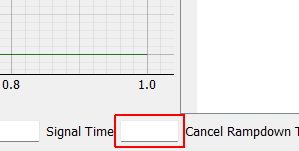 Signal Time Total time it will take to generate the signal