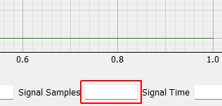Signal Samples Total number of samples in the loaded signal