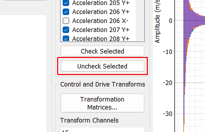 Uncheck Selected When clicked, any selected channels in the Control Channels list will be unchecked, and therefore not used as control channels in the environment.