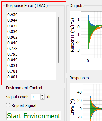 Response Error (TRAC)