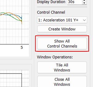 Show All Control Channels Creates a new window for all control channels so each control channel can be visualized independently against the specification.
