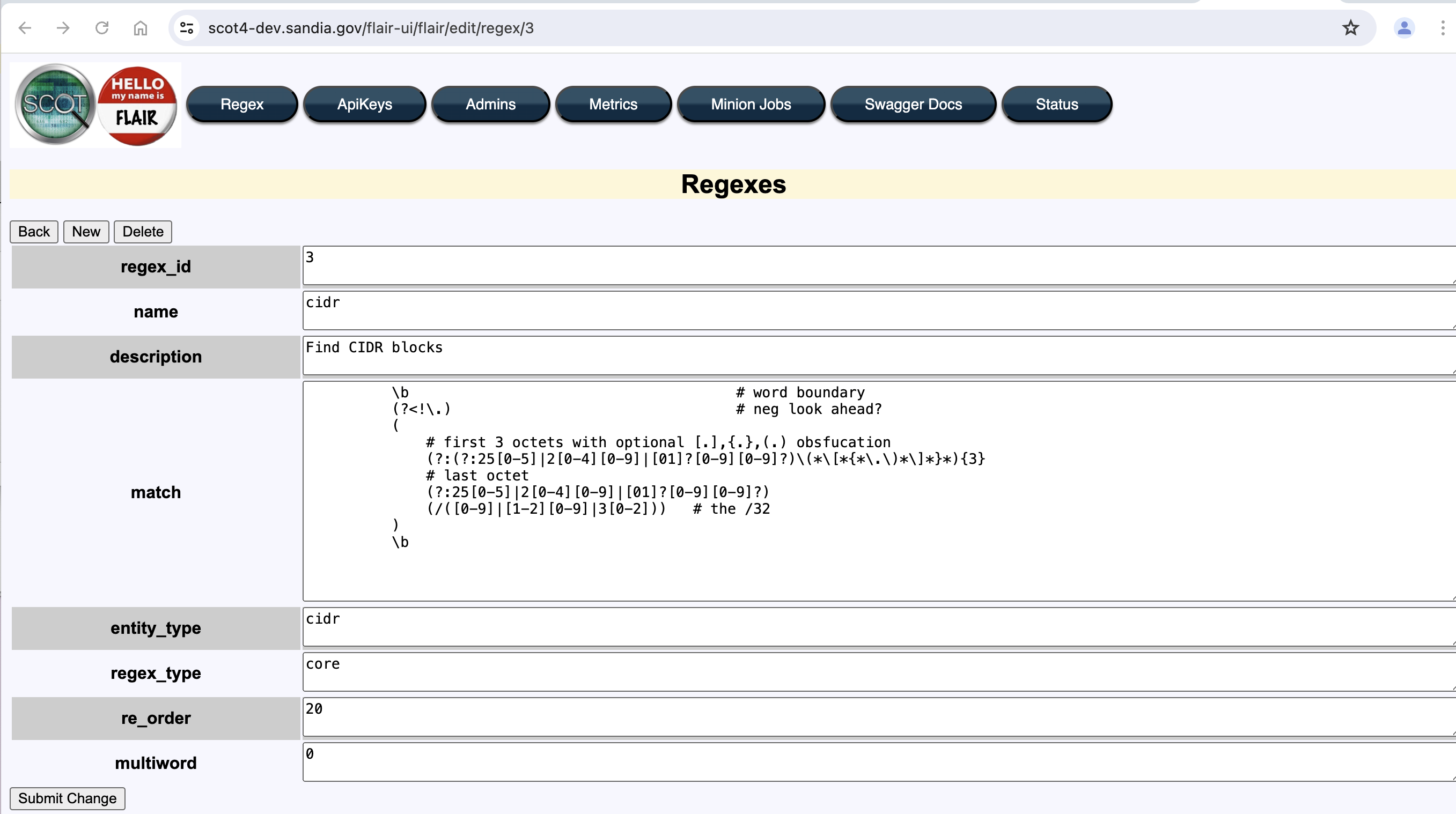 Regex Detail