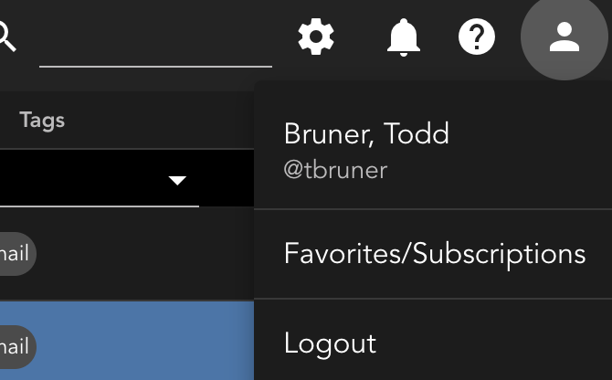 Subscription Menu