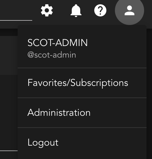 Admin Pull Down