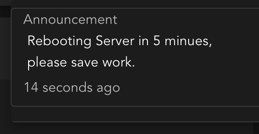 Announcement Example
