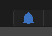 Selected Notification Bell