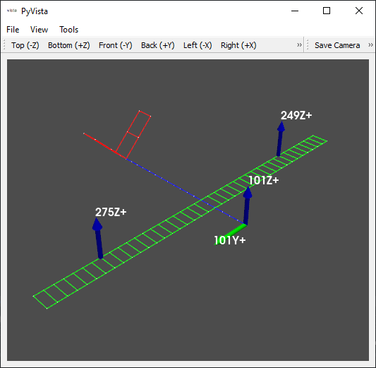 Beam Airplane Excitation Locations