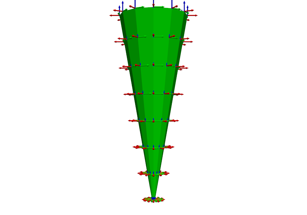 Cone with Cylindrical Coordinates