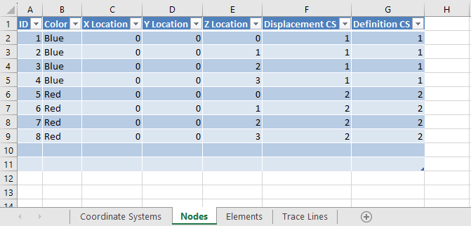 Excel Nodes