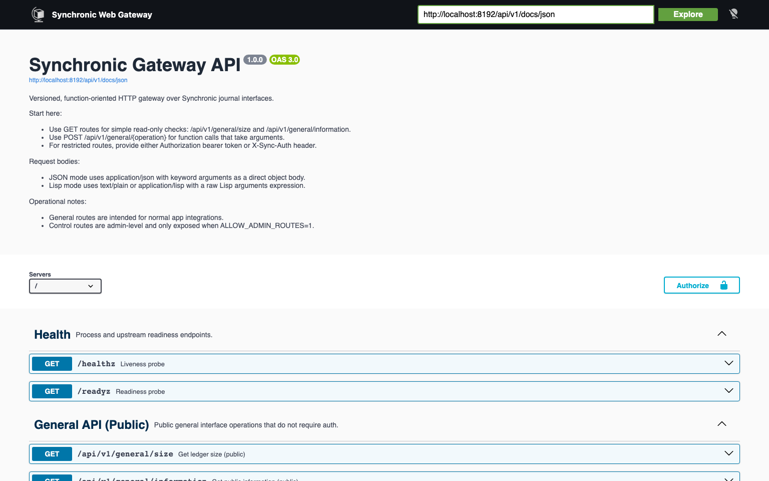 Gateway desktop view